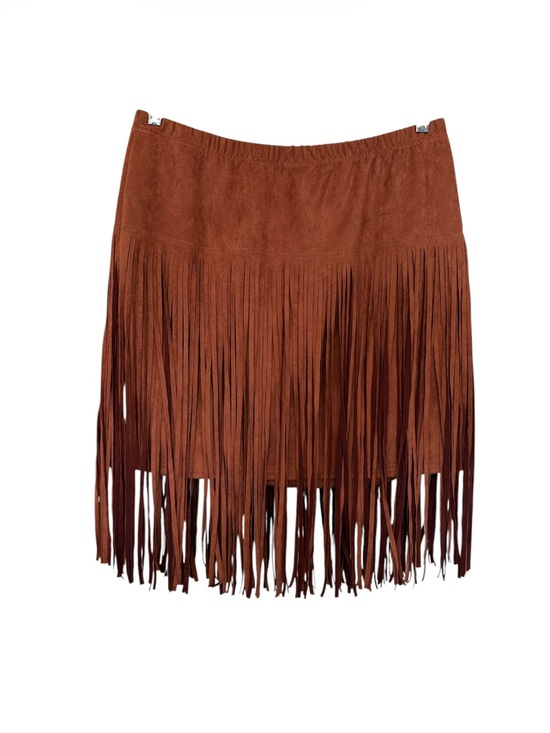 Dresses & Skirts - Faux suede fringe skirt